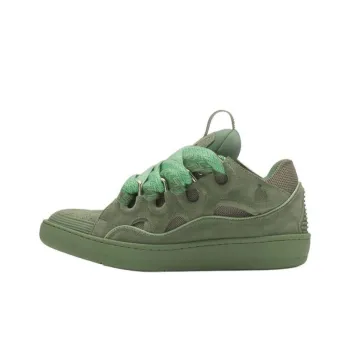Lanvin Curb Low Top Skateboard Shoes Unisex Green