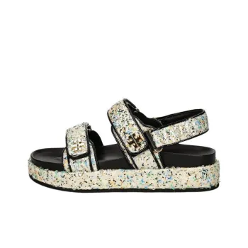 TORY BURCH Kira One Strap Sandals Women's Ecru