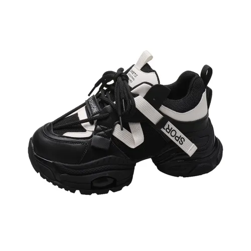PLAY COBBLER Anti Slip And Wear Resistant Height Increasing Coverage Low Top Chunky Sneakers Unisex