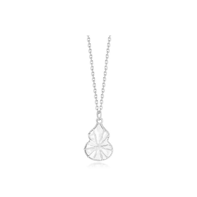 SHEEHHYY 9S25 Silver Necklaces Women's-3