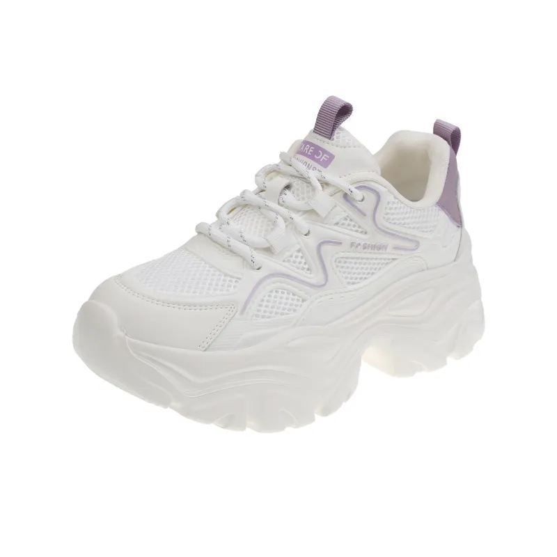 Boldi Kuki Breathable Height Increase Low Top Chunky Sneakers Women's-0