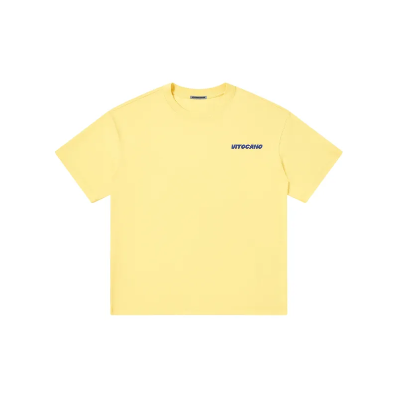 Vitocano Drop Shoulder Sleeve T-Shirt Unisex White-13