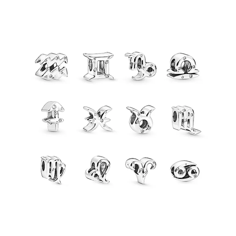 Pandora 925 Sterling Silver Pendants Unisex-9