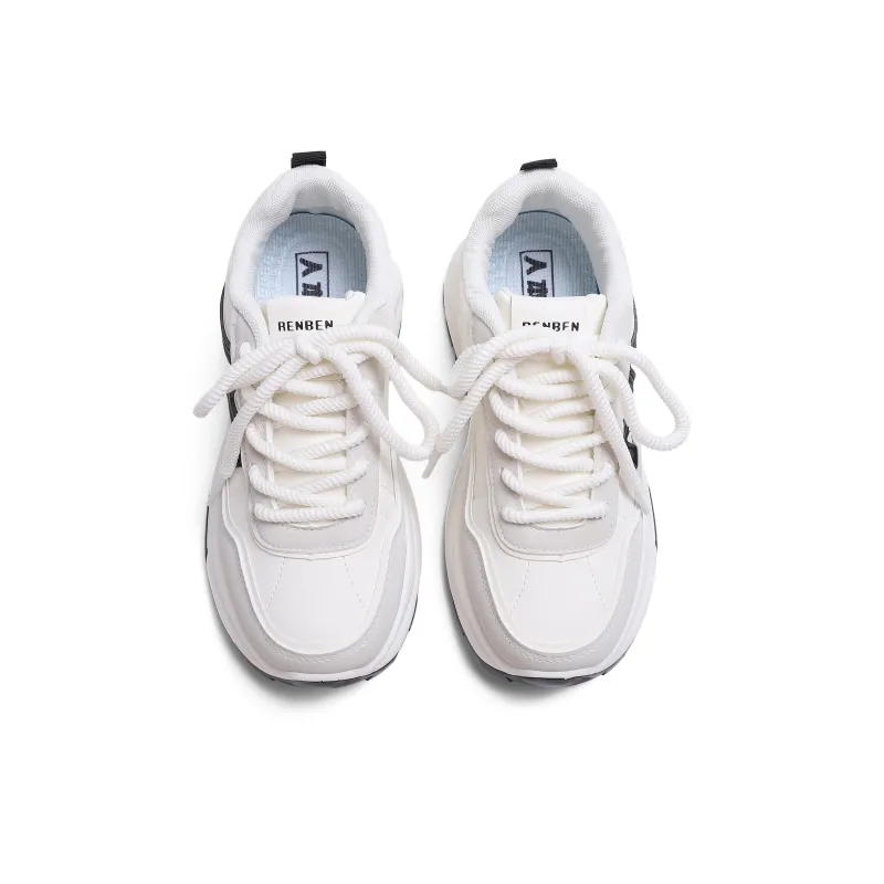 RENBEN Cushioning Anti-Slip And Wear-Resistant Low-Top Chunky Sneakers Unisex-2