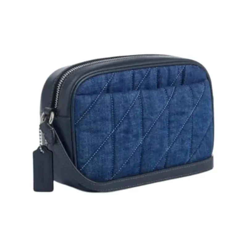 COACH Jamie Fabric Camera Bags Crossbody Bag Shoulder Bag Mini Women's Denim Blue-1