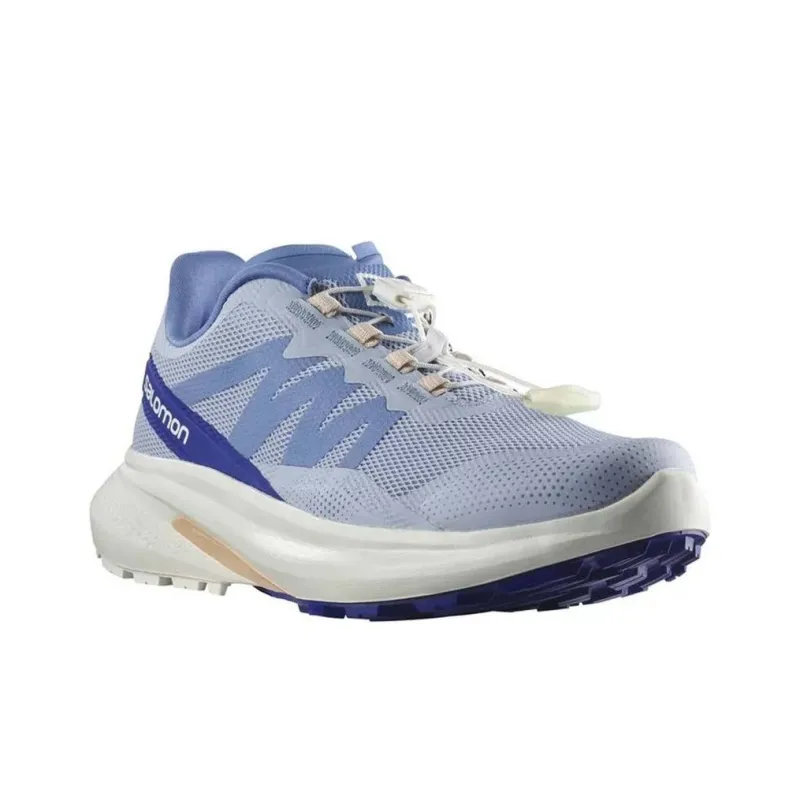 SALOMON Hypulse Anti Slip Wear Resistant Low Top Running Shoes Women's Blue-2