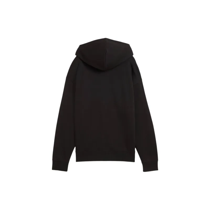 PUMA Sudadera Con Capucha De Vellón Con Cierre Completo Para Mujer Logotipo Pequeño Essentials No. 1-1
