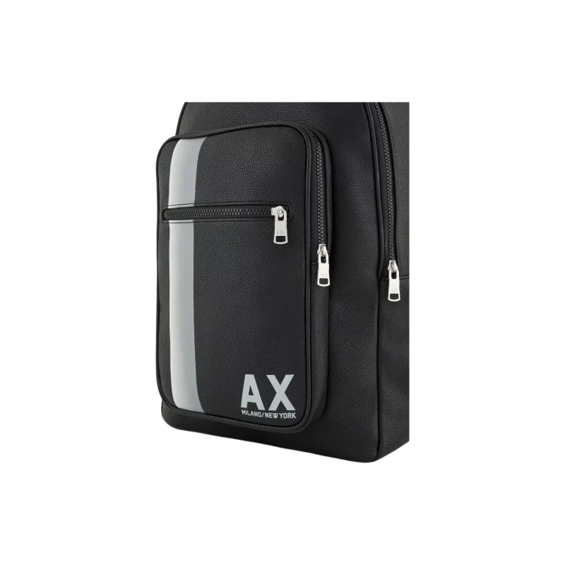 ARMANI EXCHANGEAE Polyester Backpack Men's Black-3