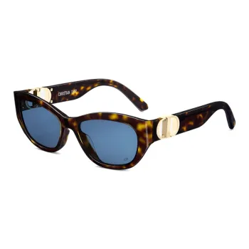 DIOR Acetate Rectangular Sunglasses Women's Tortoiseshell