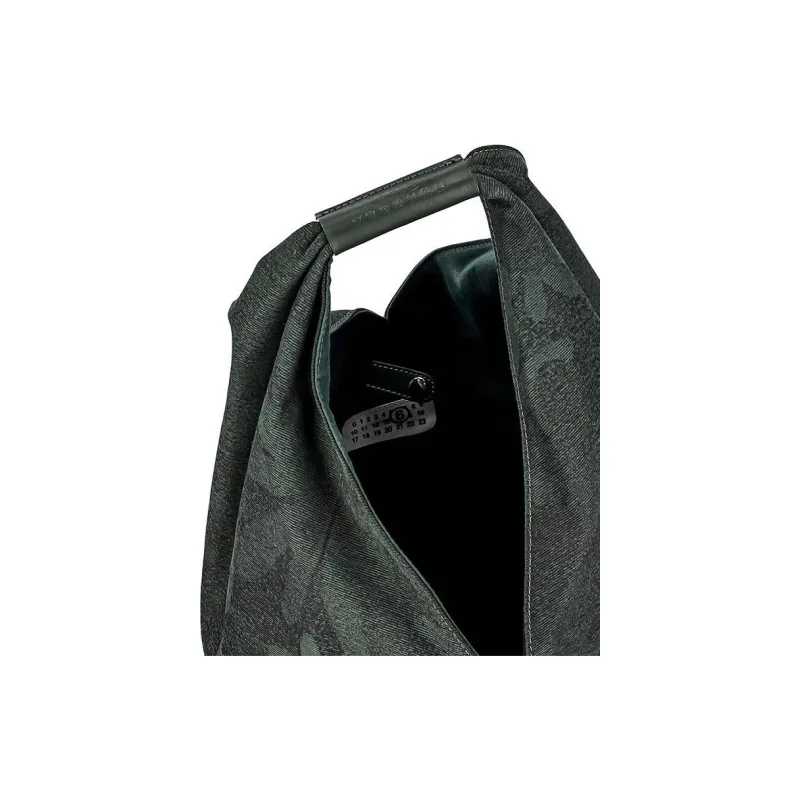 MM6 Maison Margiela Cotton One Shoulder Handbag Women's Khaki/Green-5