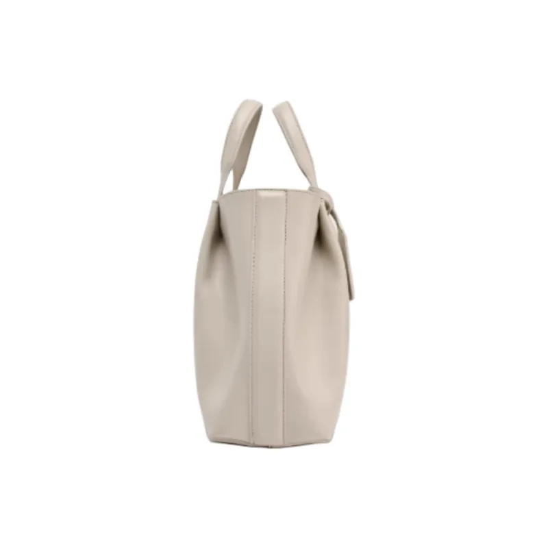 ZARA Polyurethane Handbag Medium Size Women's Brown/Black-1