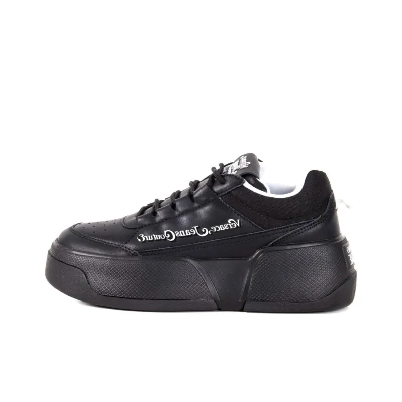 VERSACE JEANS COUTURE Low Top Casual Shoes Women's Black-0