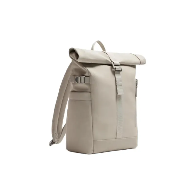 ZARA PU Backpack Tubas Men's Light Beige Yellow/Black-1