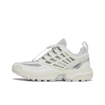 SALOMON ACS Pro Advanced Cushioned Wear Resistant Breathable Low Top Running Shoes Unisex White