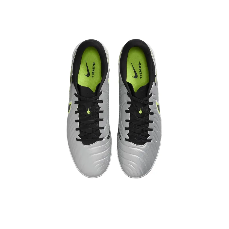 Nike Tiempo Legend 10 Academy Tf Metallic Silver Volt Black-4