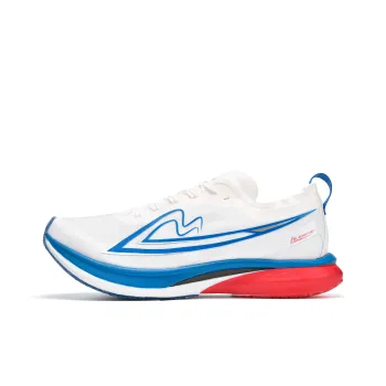 Sonic Cat Coverage, Breathability, Rebound Low Top Full Length Carbon Plate Casual Running Shoes Unisex White Blue