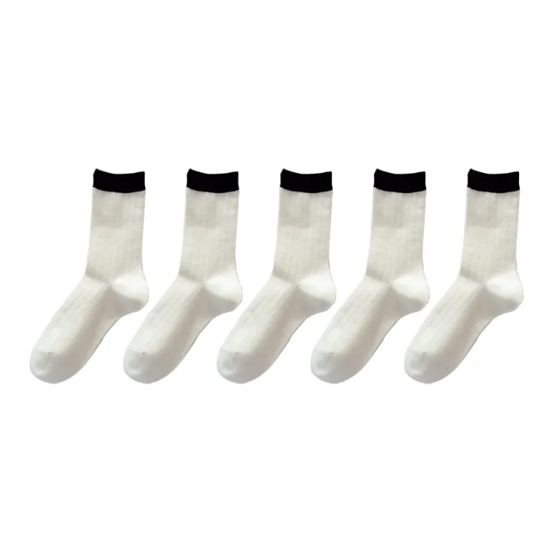 Cotton Gene Mid Calf Socks Unisex Combo Set-20