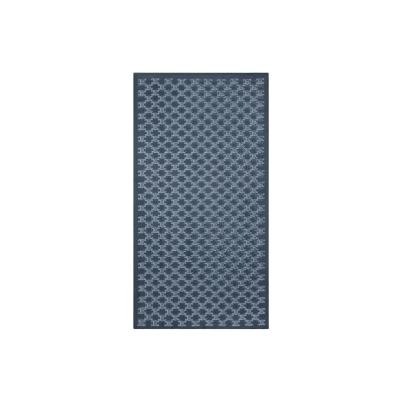 CELINE Shawl In Monogram Cashmere Muslin-0