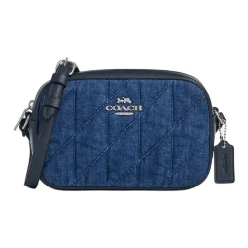 COACH Jamie Fabric Camera Bags Crossbody Bag Shoulder Bag Mini Women's Denim Blue