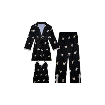 O'MESIK Pajama Set Women's Black