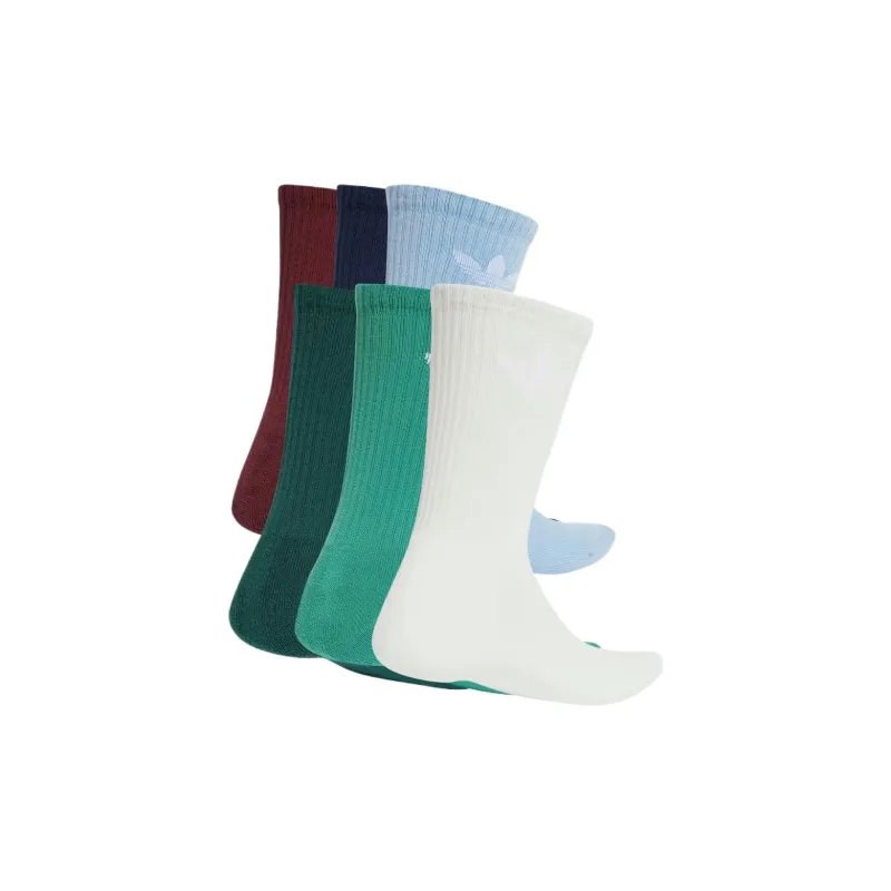 Adidas Originals Trefoil Cushion Crew Socks 6 Pairs-1