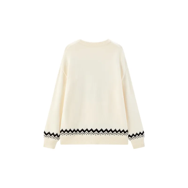 LEDIN x XIAOYANGXIAOEN,LIANMINGKUAN Knitwear Women's Matte Ecru-1