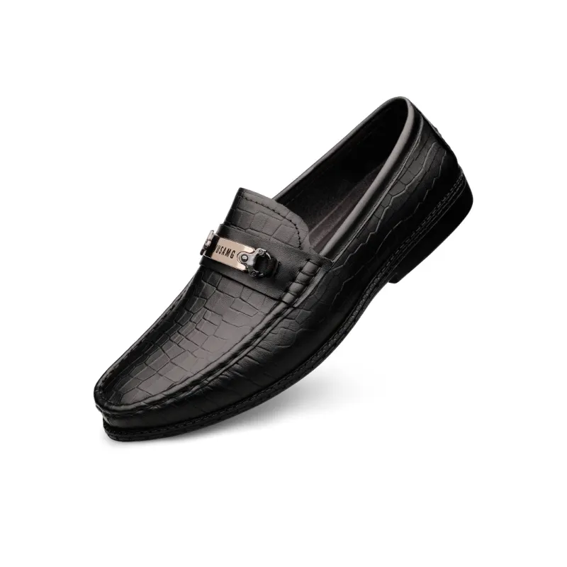CKVUSAMG Leather Shoes Unisex Brown-3