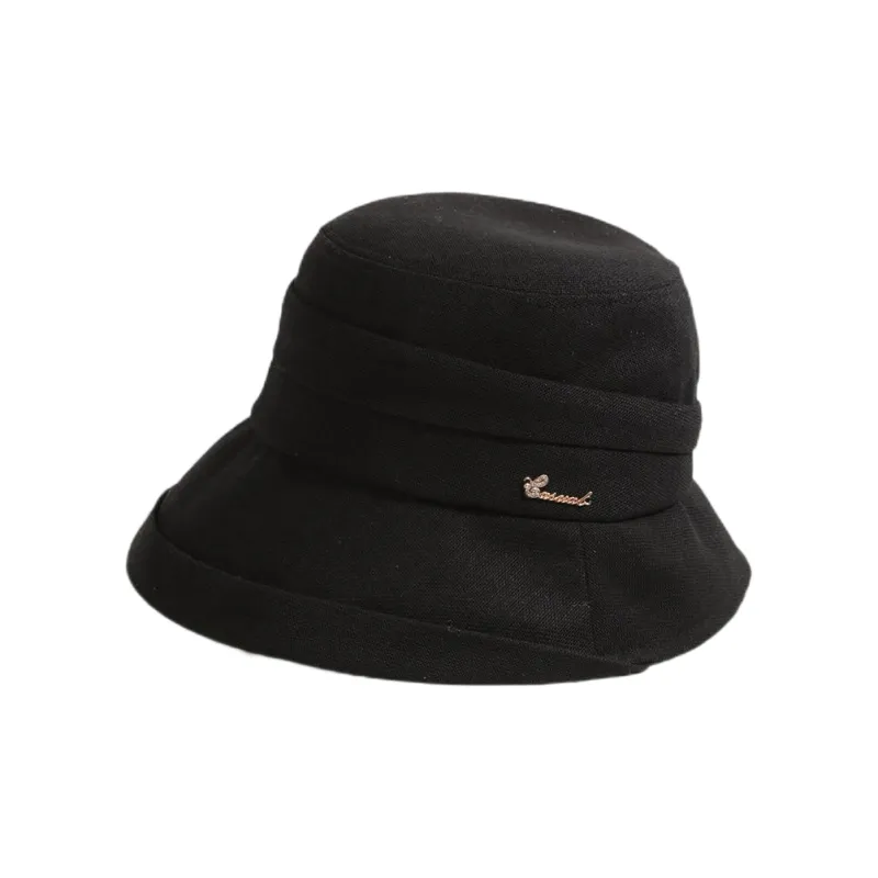 MINGYUANDAILI Polyester-Cotton Blend Bucket Hats Women's-0