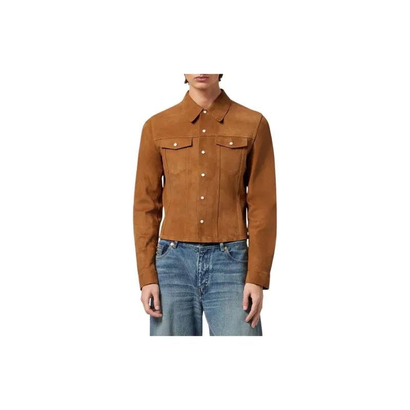 VERSACE Suede Overshirt-1