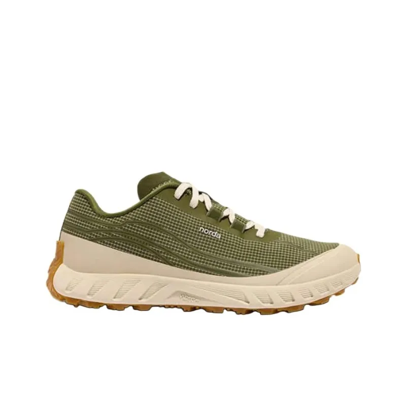 NORDA 002 Cushioning, Wear Resistant Low Top Running Shoes Men's Gray Green-1