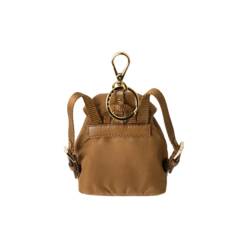 PRADA Re-Nylon Recycled Polyamide Coin Purse Mini Women's Brandy-1