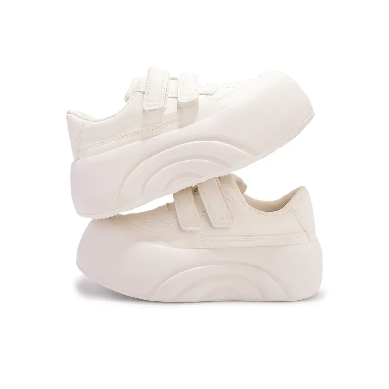 Miss Zhang Low Top Skateboard Shoes Women's Beige-3