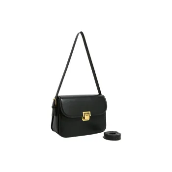 Yalu PU Crossbody Bags Shoulder Bags Regular Women's Black/Coffee/White/Brown/Khaki