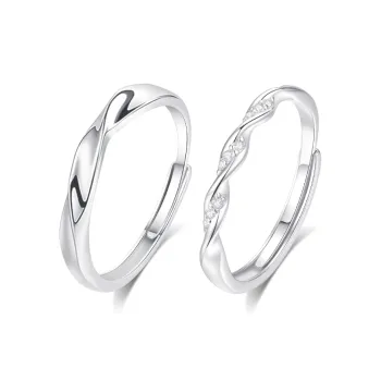 Fortune Gold 999 Fine Silver Rings Unisex