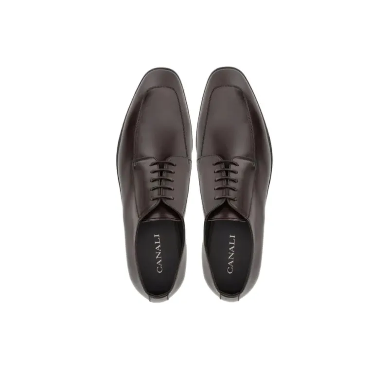 Canali Dress Shoes Men Low-Top Brown-3