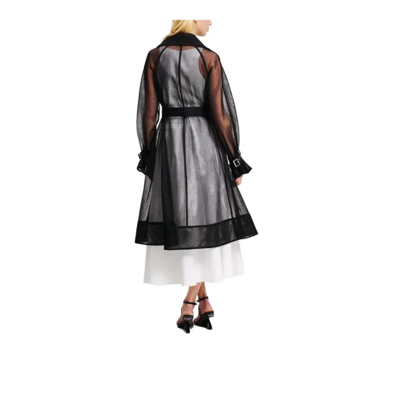 KARL LAGERFELD / Karl Lagerfeld Jeans Mesh Trench Coat-1