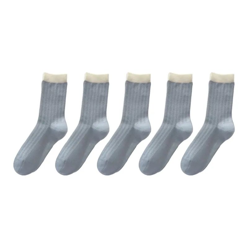 Cotton Gene Mid Calf Socks Women's Combo Set-22