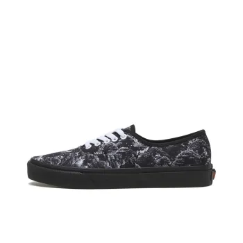 TRADMAN'S BONSAI x Vans Authentic Anti Slip Wear Resistant Low Top Skateboard Shoes Unisex Black White