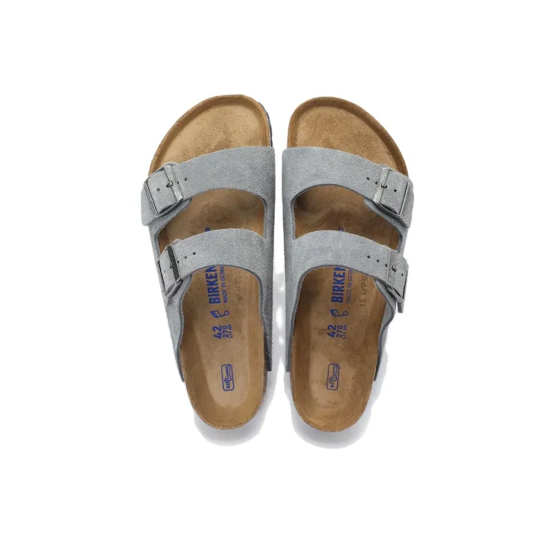 Birkenstock Slide Slippers Unisex Gray Narrow Fit-3