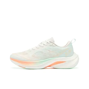 QIAODAN Non slip Wear resistant Shock Absorption Low Top Casual Running Shoes Women's Jordan White Soft Peach Pink