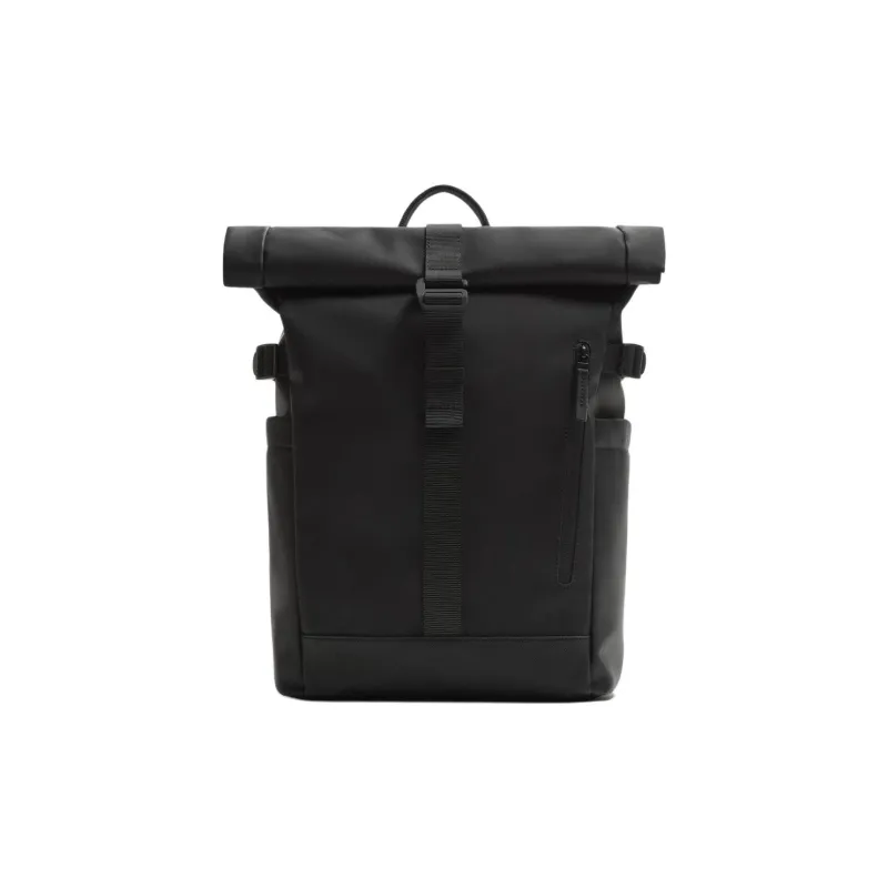 ZARA PU Backpack Tubas Men's Light Beige Yellow/Black-4