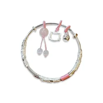 Bailijin S999 Fine Silver Sterling Silver Bracelets Unisex