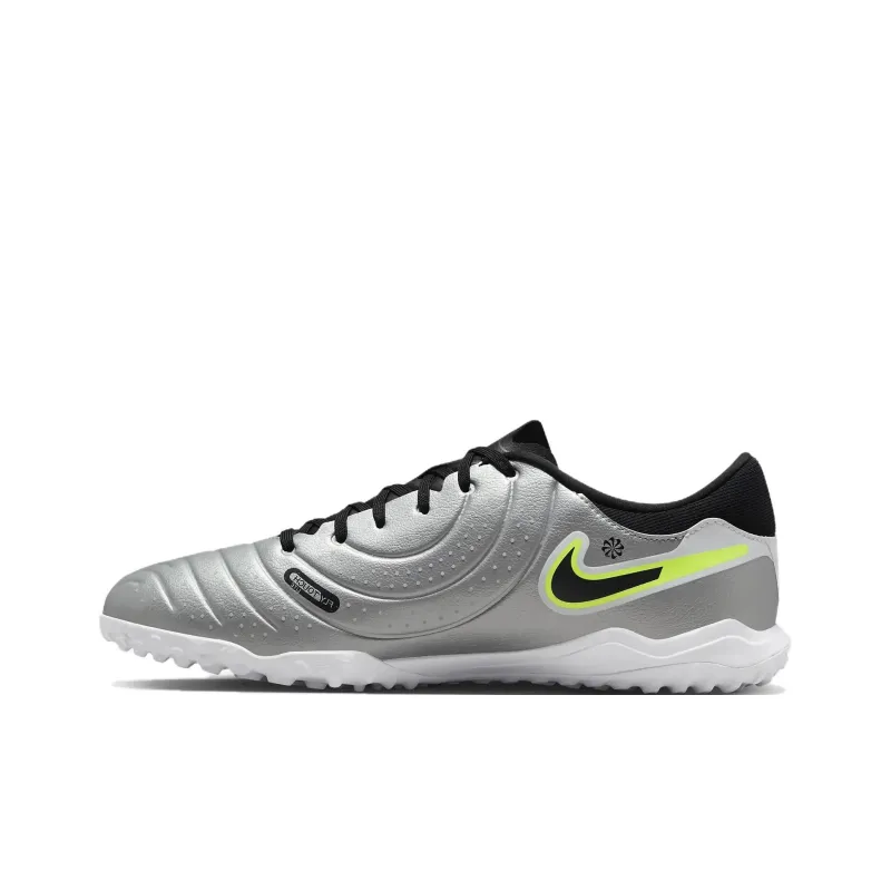 Nike Tiempo Legend 10 Academy Tf Metallic Silver Volt Black-0