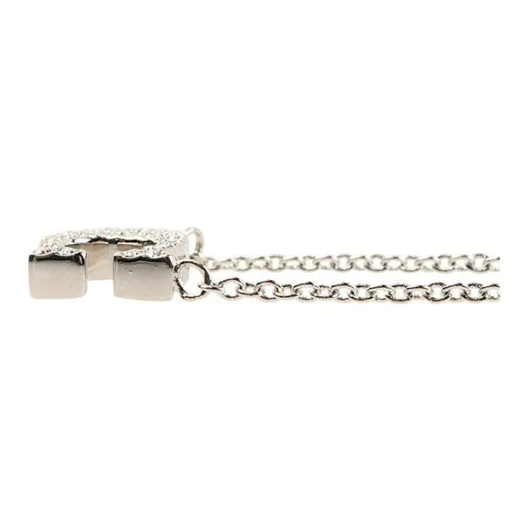 COACH Rhinestone Necklaces Women's Silver-2