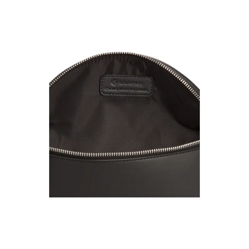 Lululemon Artificial Leather Shoulder Bag, Crossbody Bag Regular Women's Black-3