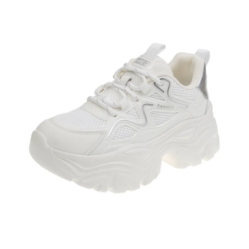 Boldi Kuki Breathable Height Increase Low Top Chunky Sneakers Women's-3