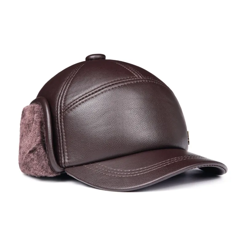 PIERRE CARDIN Cowhide Sheepskin Polyester Baseball Caps Men's-5