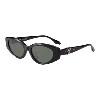 MuHou Plate Frame Cat Eye Sunglasses Unisex