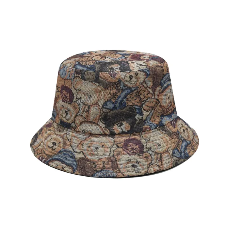 Yalu Preferred Polyester Bucket Hats Unisex-2