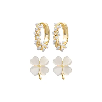 CHIMERA Copper Alloy Hoop Earrings Jewelry Accessories Women's